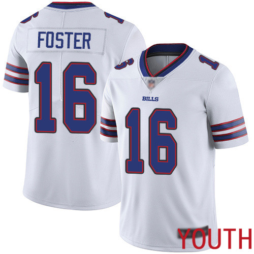 Youth Buffalo Bills 16 Robert Foster White Vapor Untouchable Limited Player NFL Jersey
